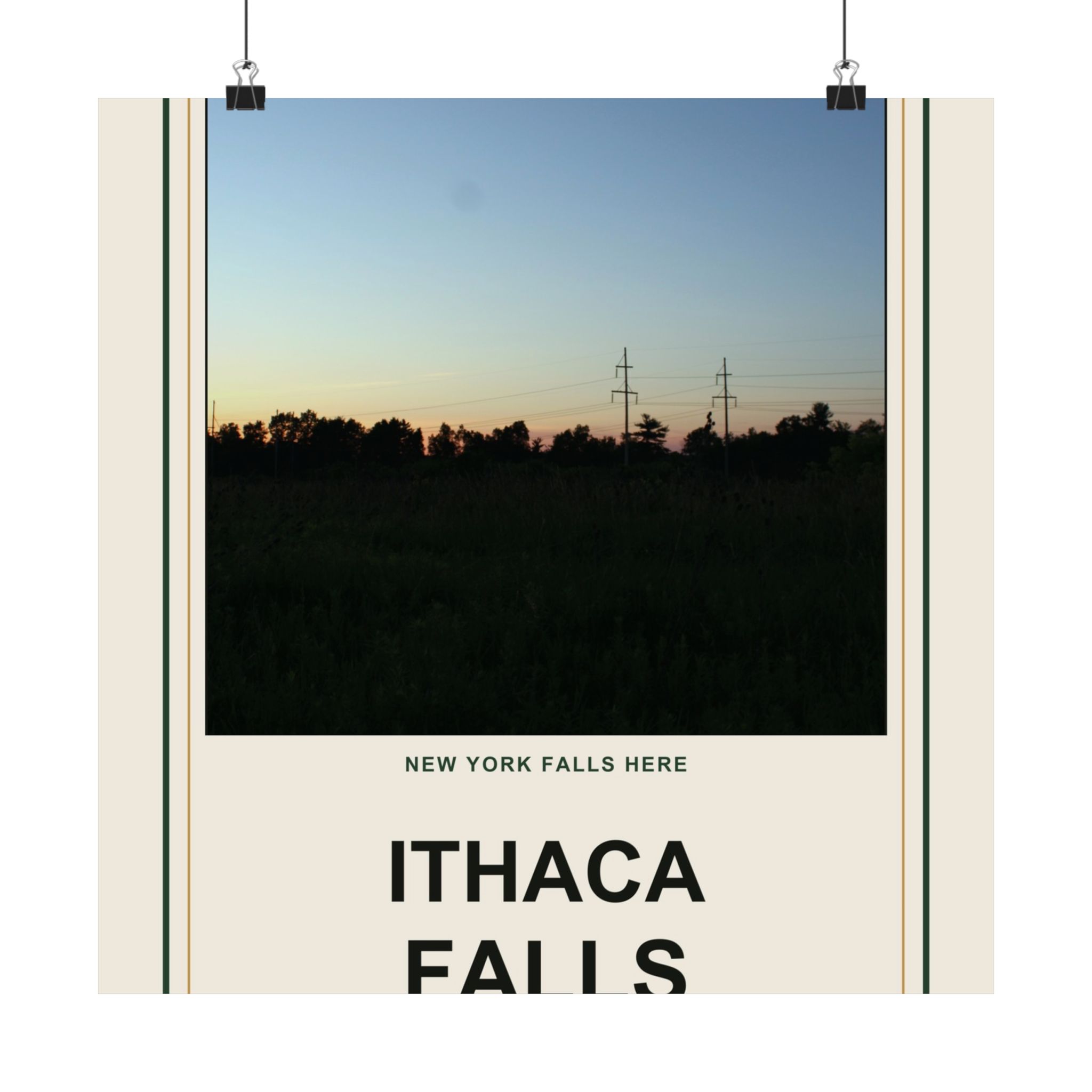 Ithaca Falls Vintage Poster - Image 89