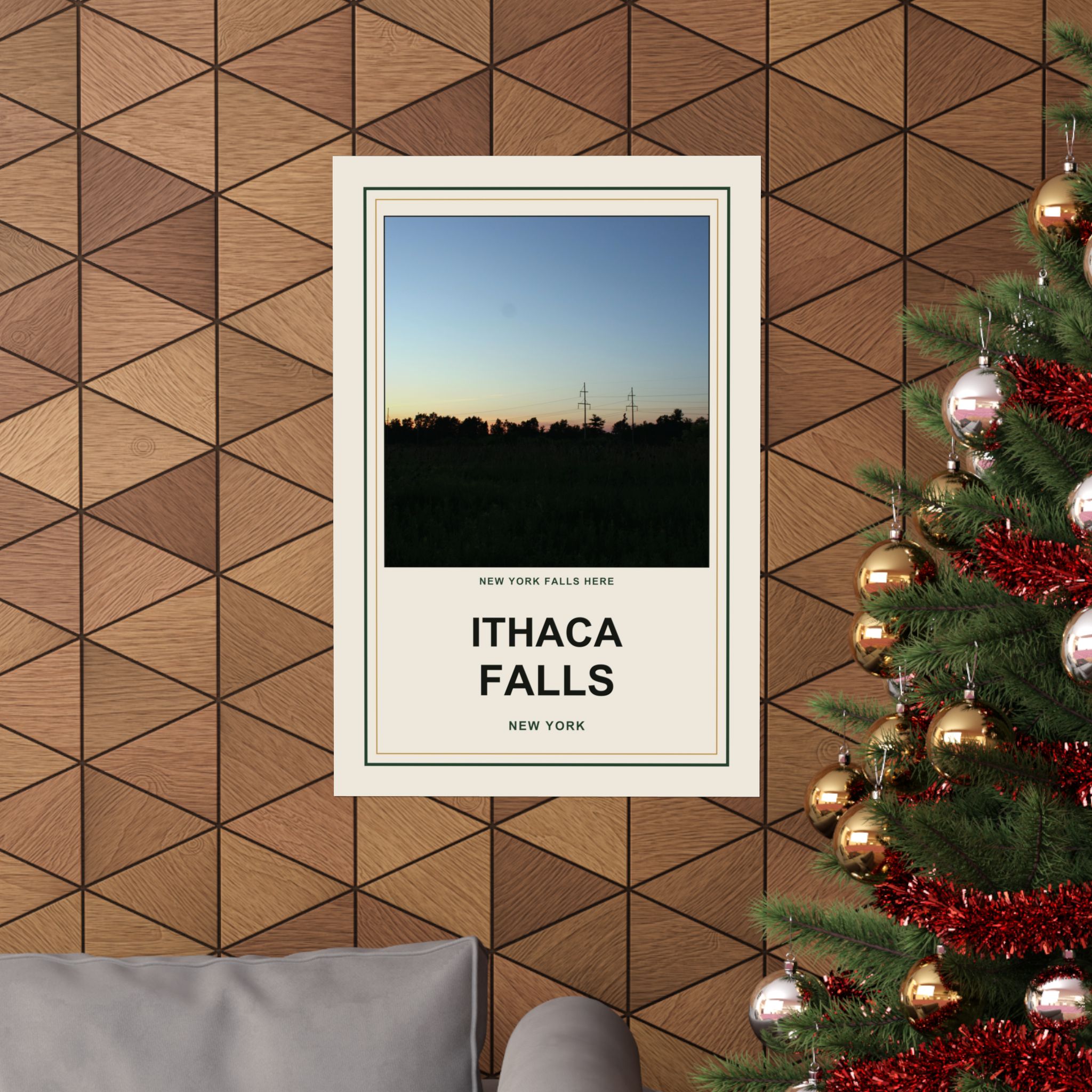 Ithaca Falls Vintage Poster - Image 72