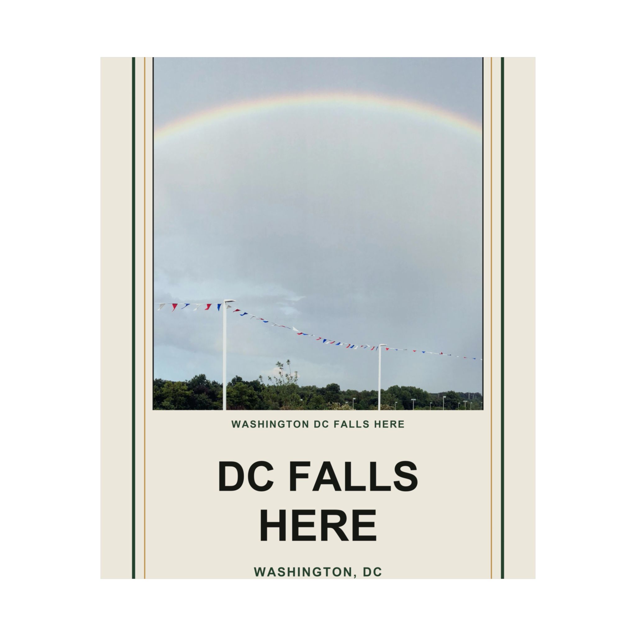 DC Falls Here Vintage Poster - Image 66