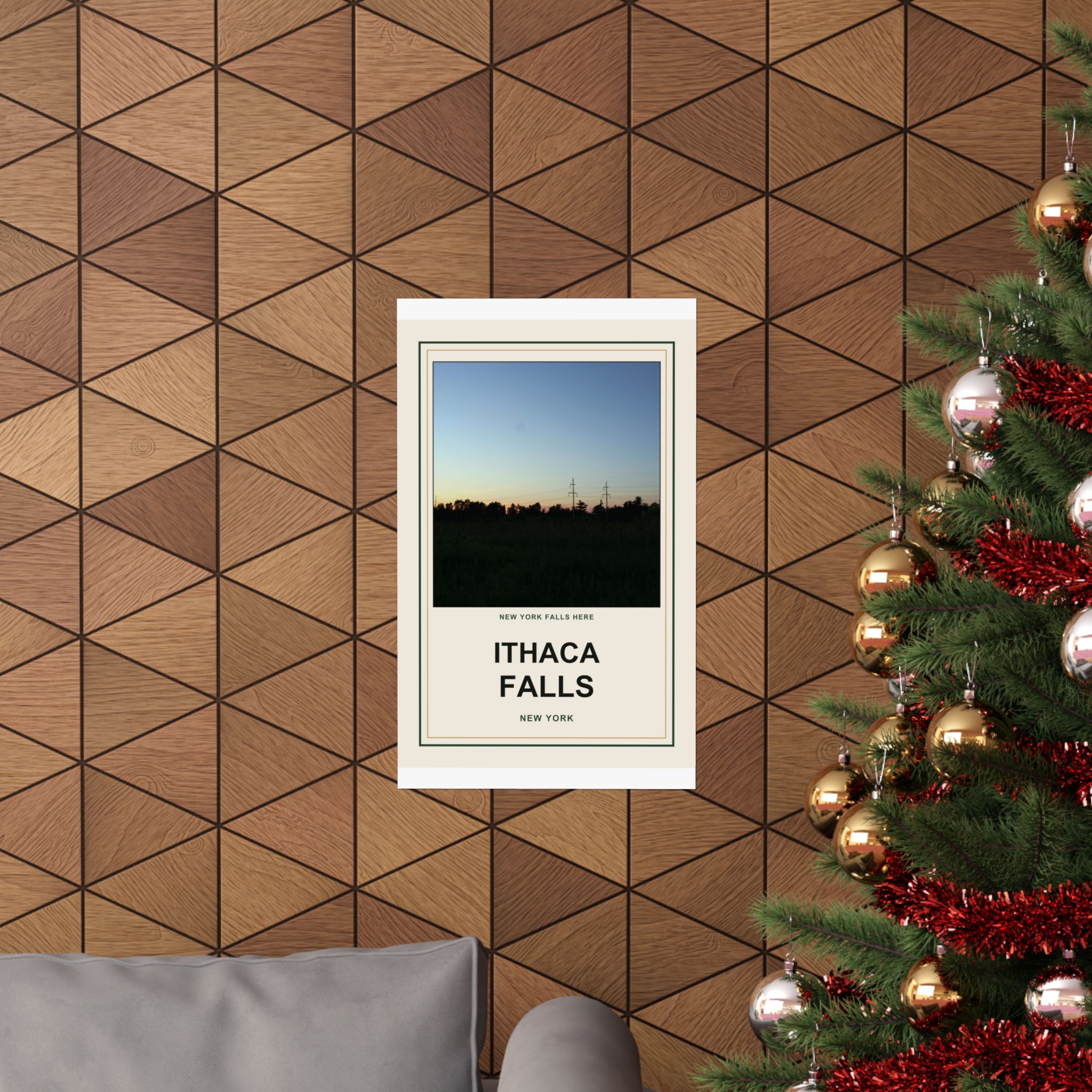 Ithaca Falls Vintage Poster - Image 52