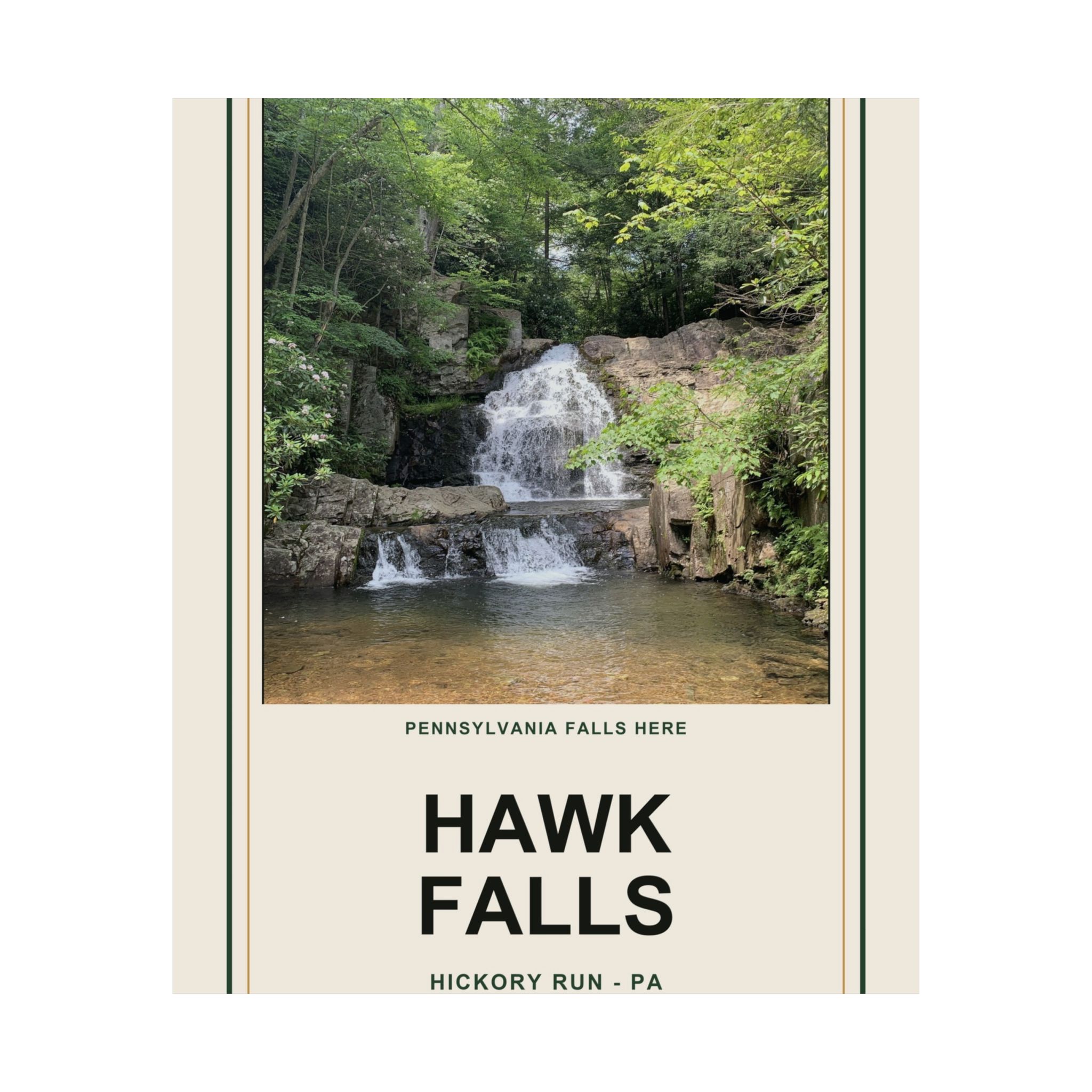 Hawk Falls Vintage Poster - Image 66