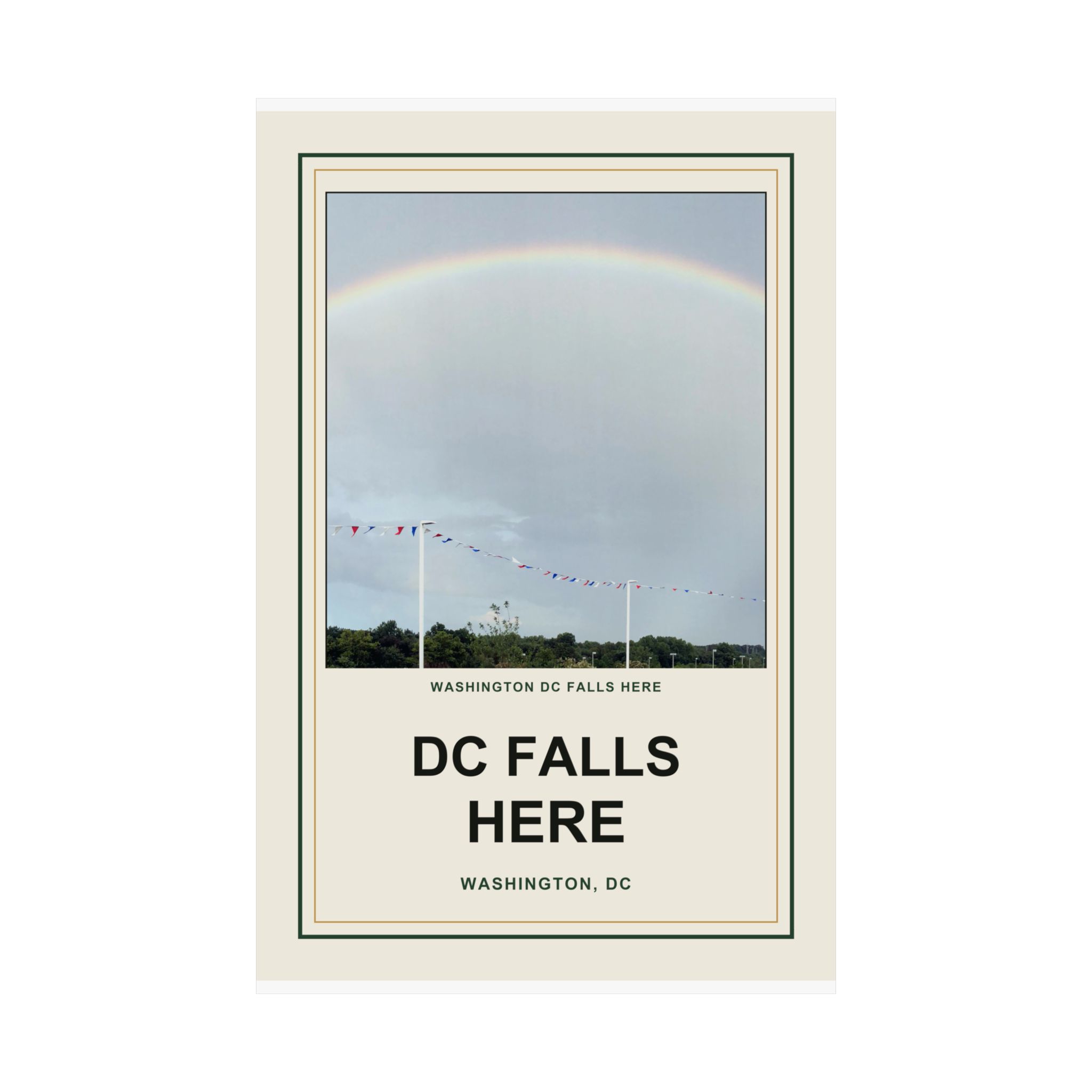 DC Falls Here Vintage Poster - Image 26