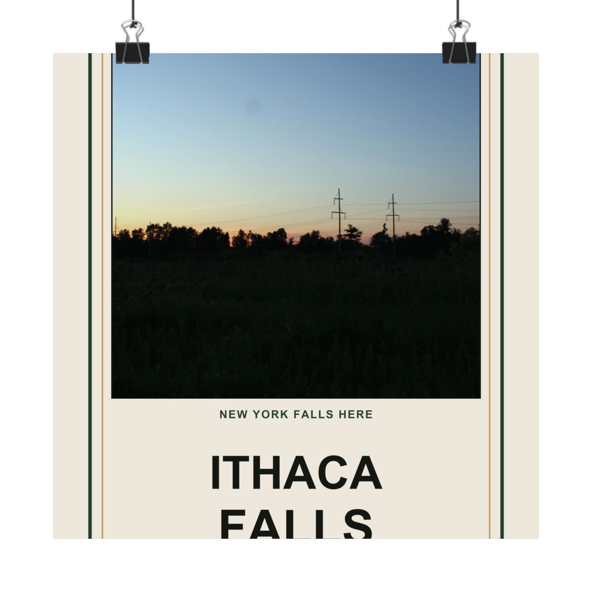 Ithaca Falls Vintage Poster - Image 81
