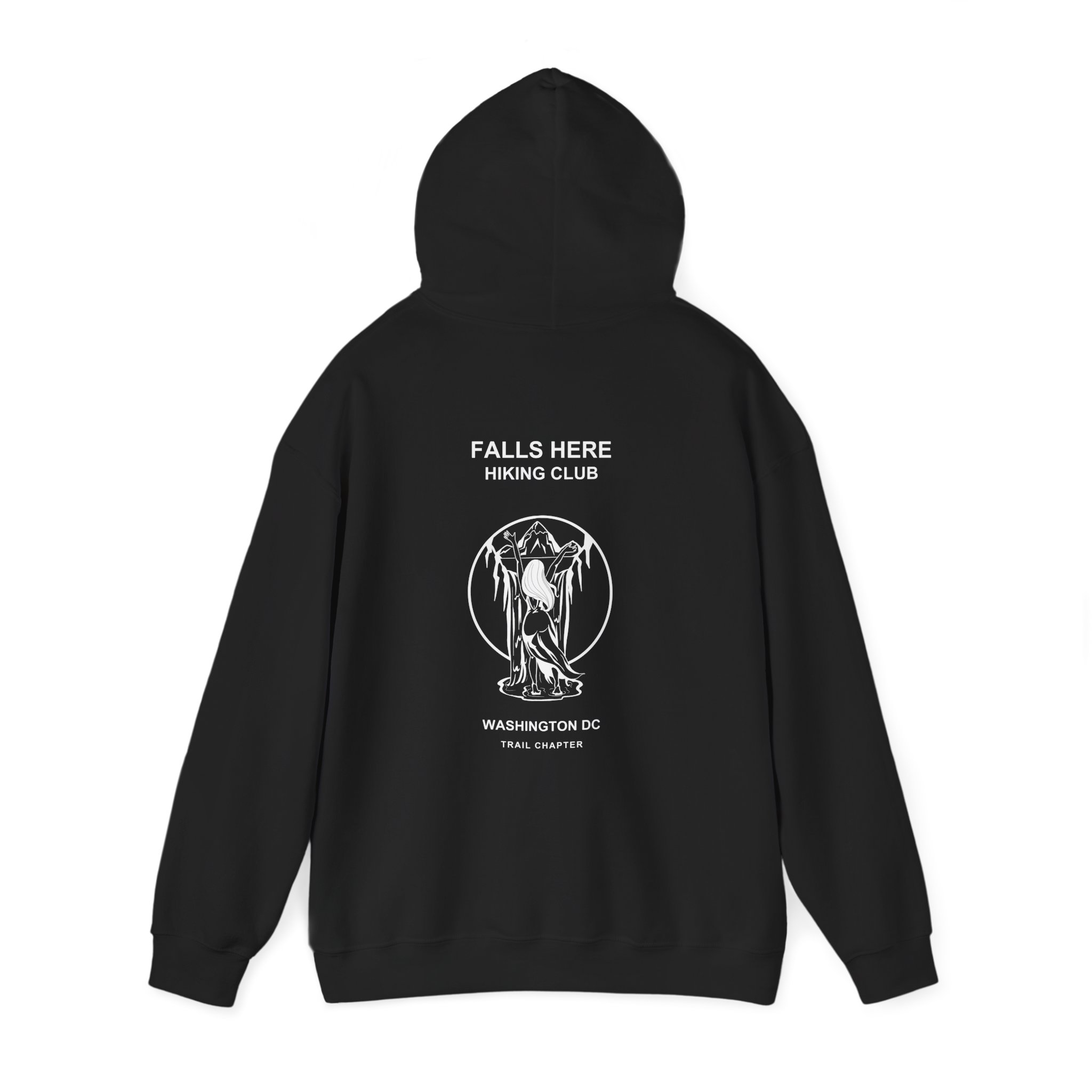DC Falls Here Hiking Club Hoodie - Image 3