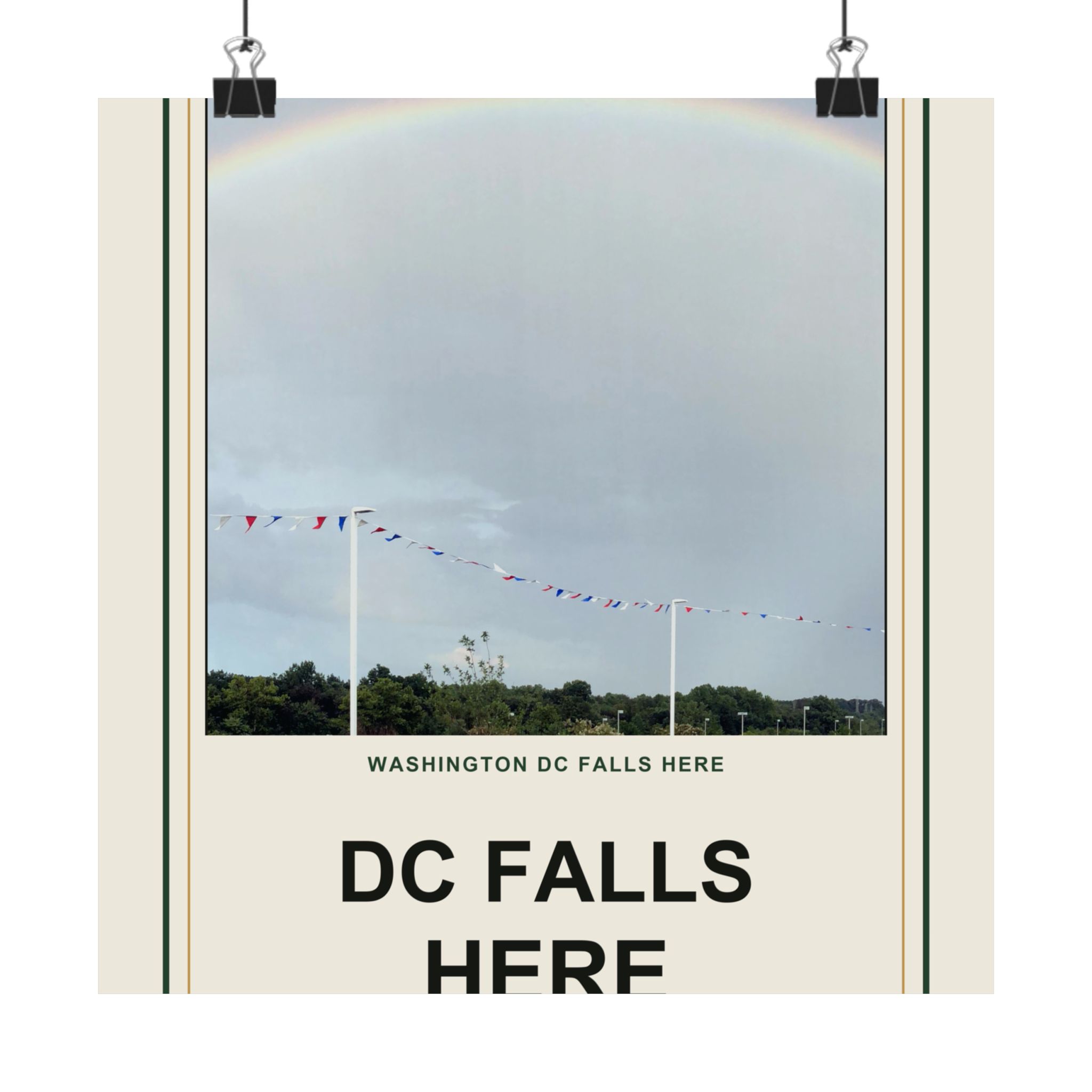DC Falls Here Vintage Poster - Image 81