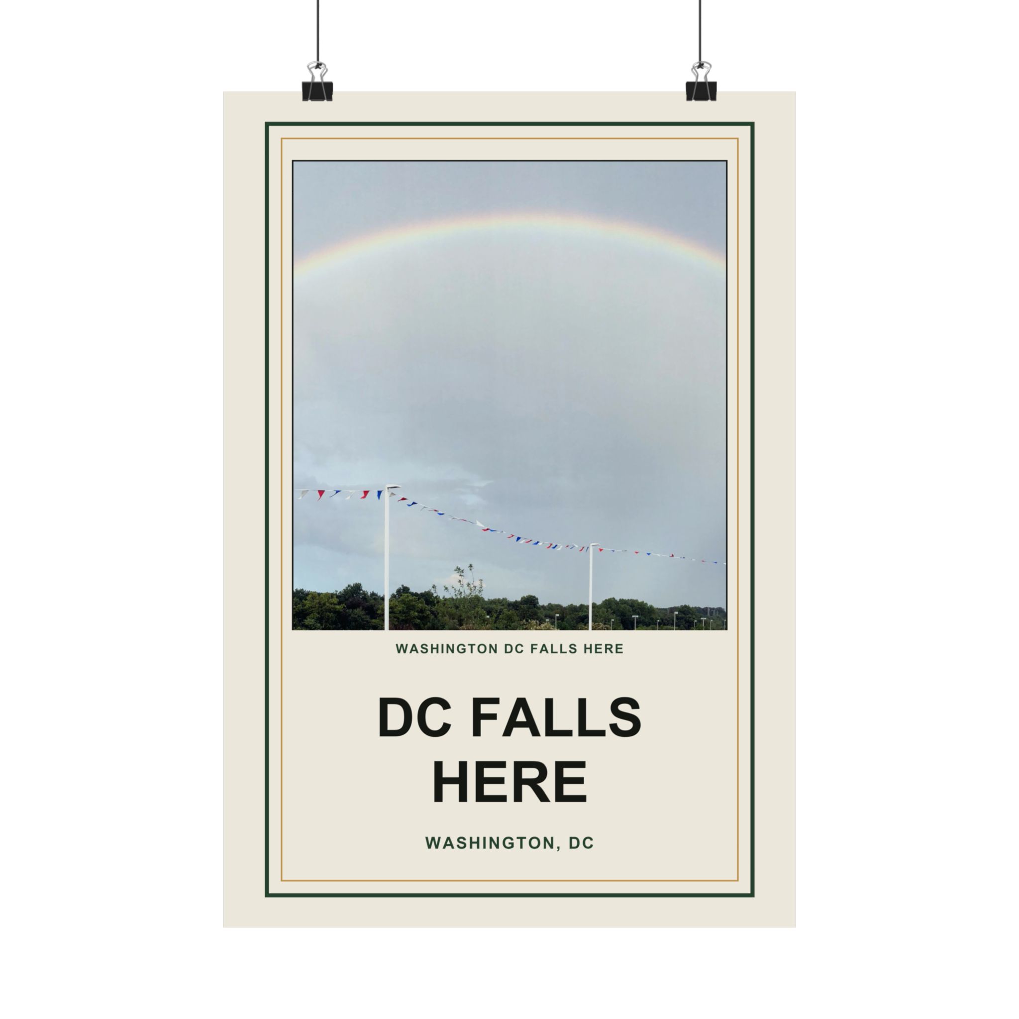 DC Falls Here Vintage Poster - Image 41