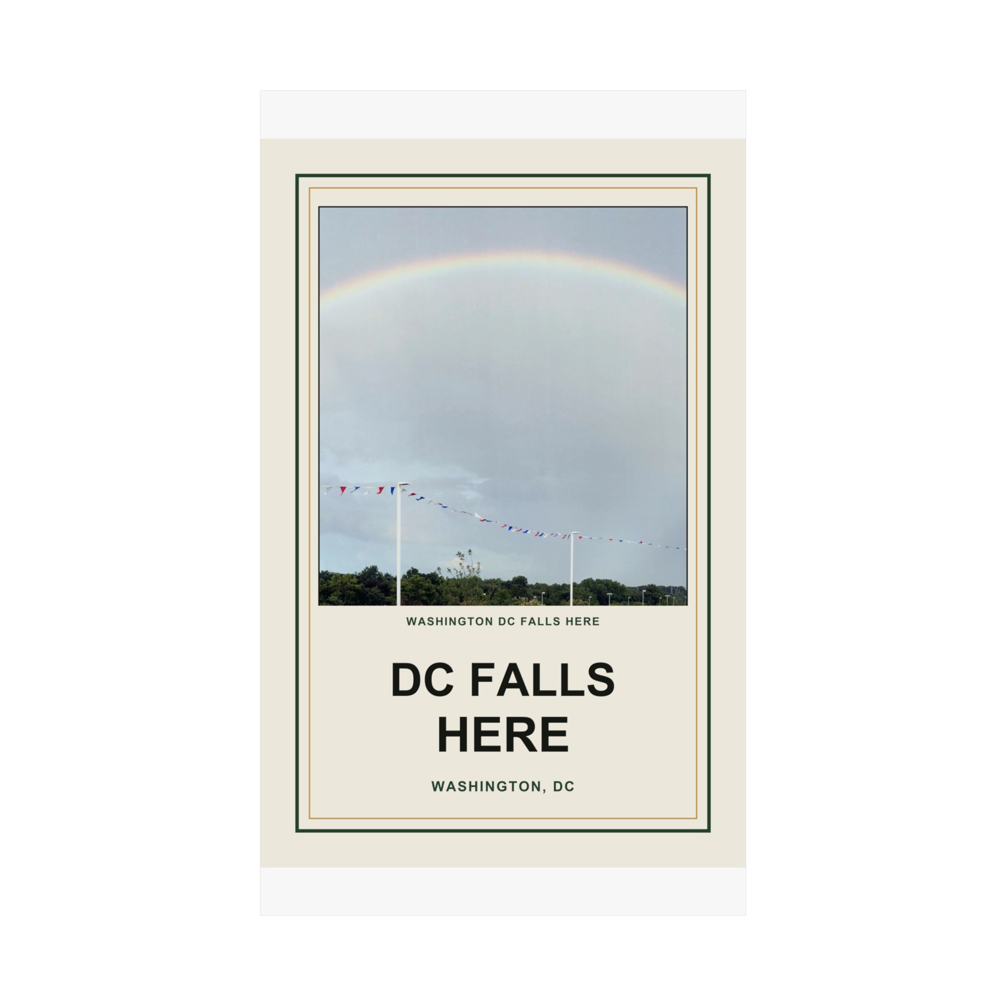 DC Falls Here Vintage Poster - Image 10