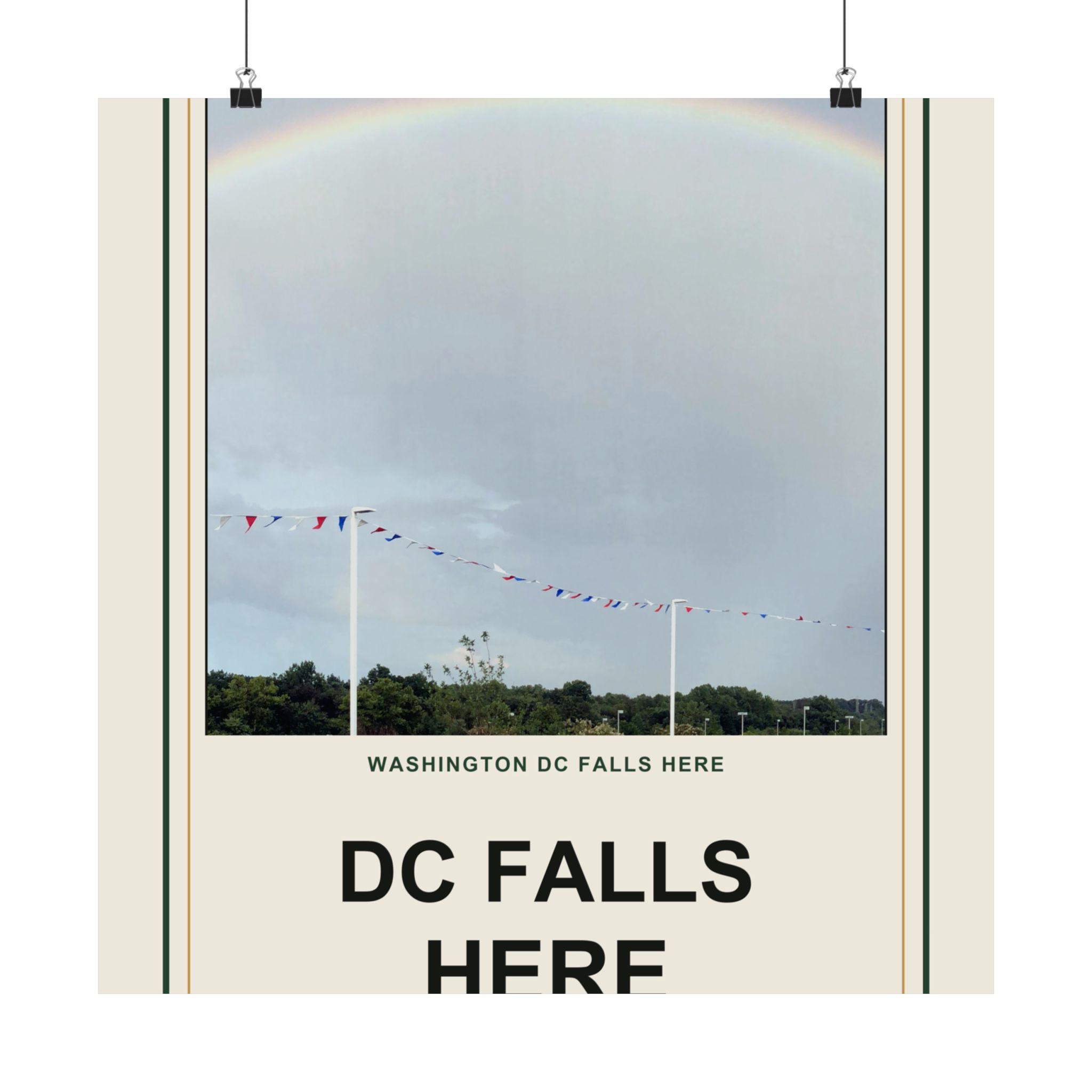 DC Falls Here Vintage Poster - Image 93