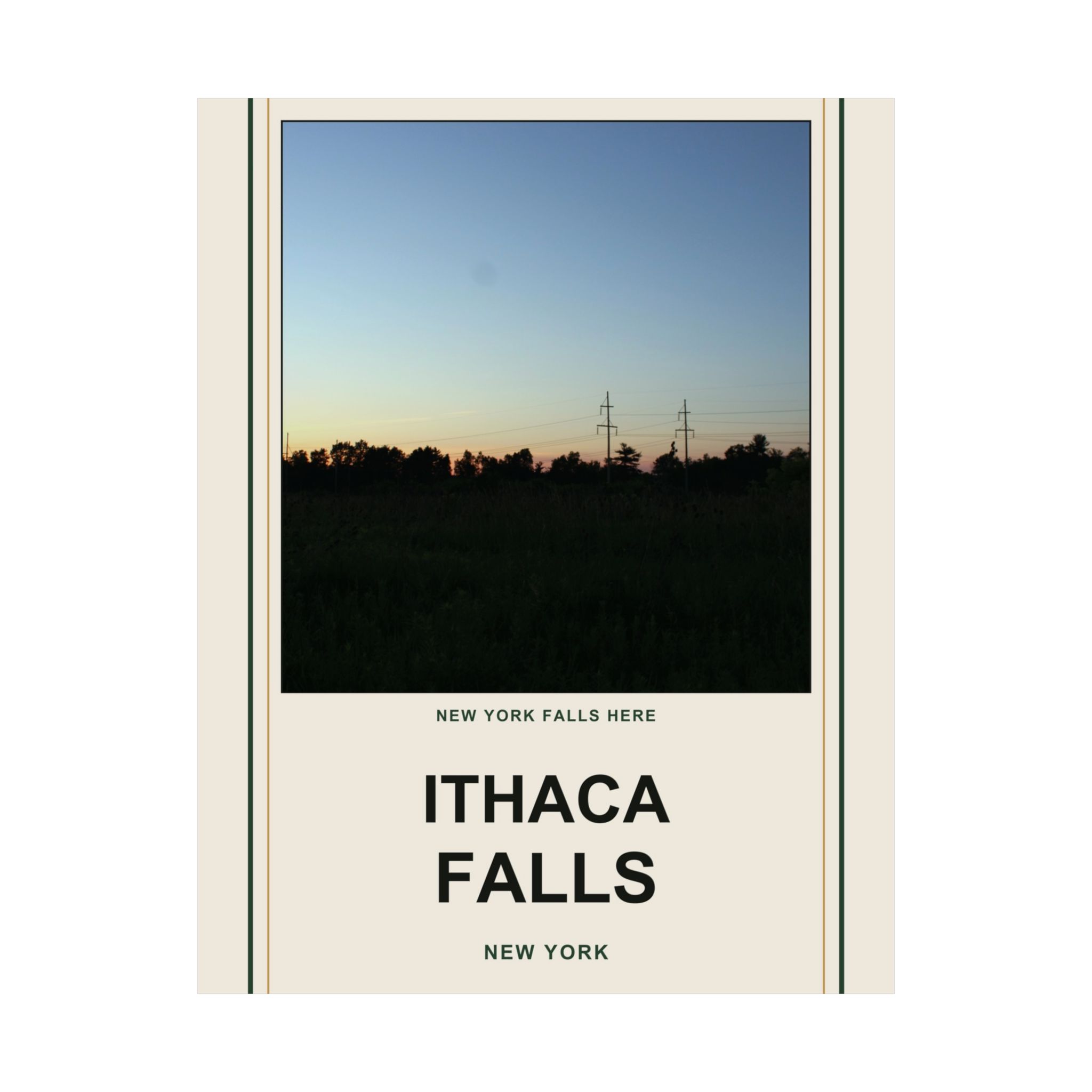 Ithaca Falls Vintage Poster - Image 46