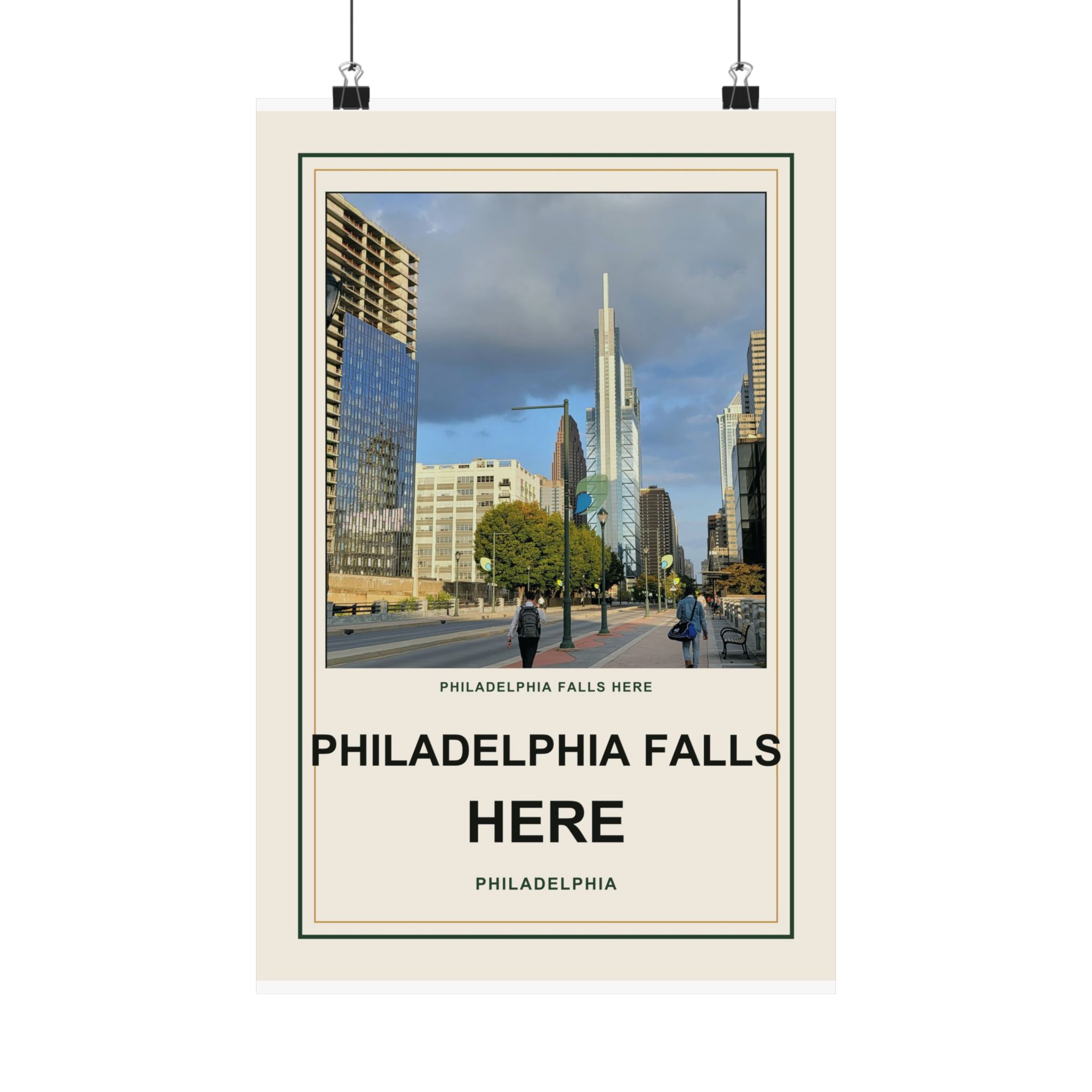 Philadelphia Falls Here Vintage Poster - Image 25