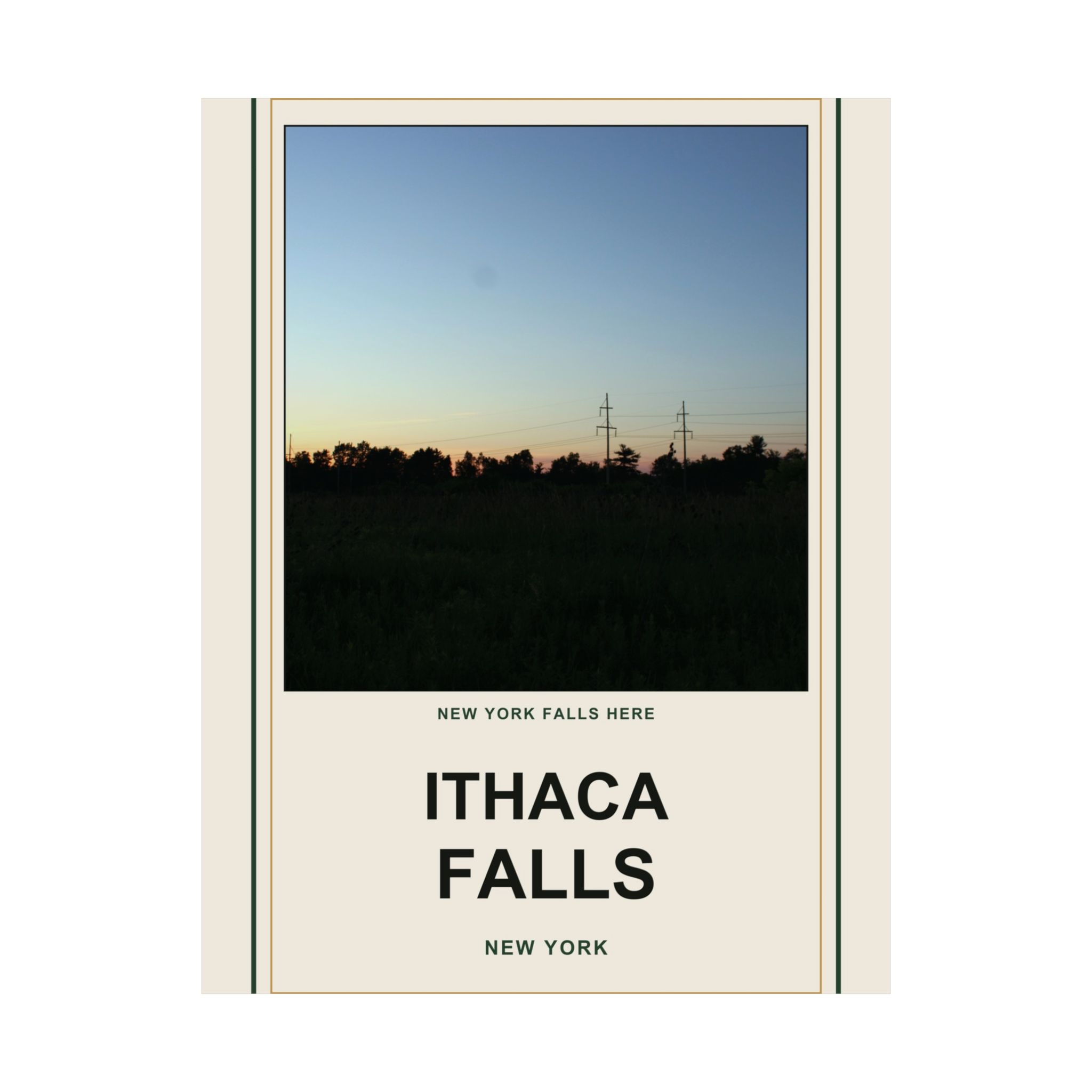 Ithaca Falls Vintage Poster - Image 6
