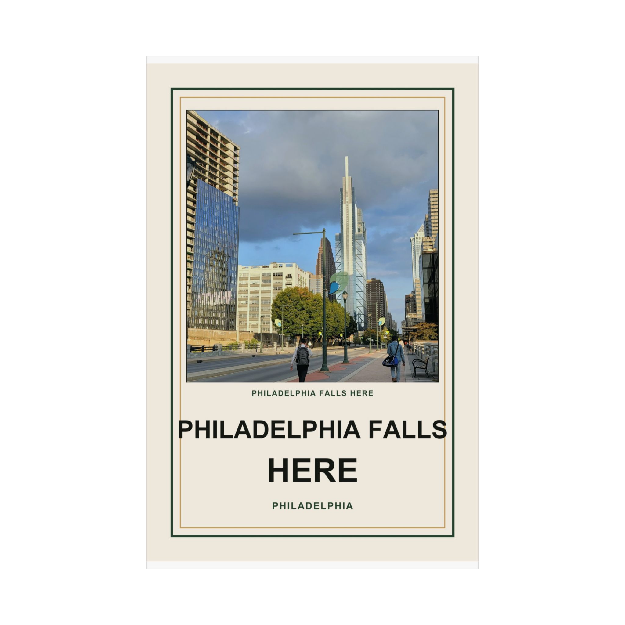 Philadelphia Falls Here Vintage Poster - Image 26