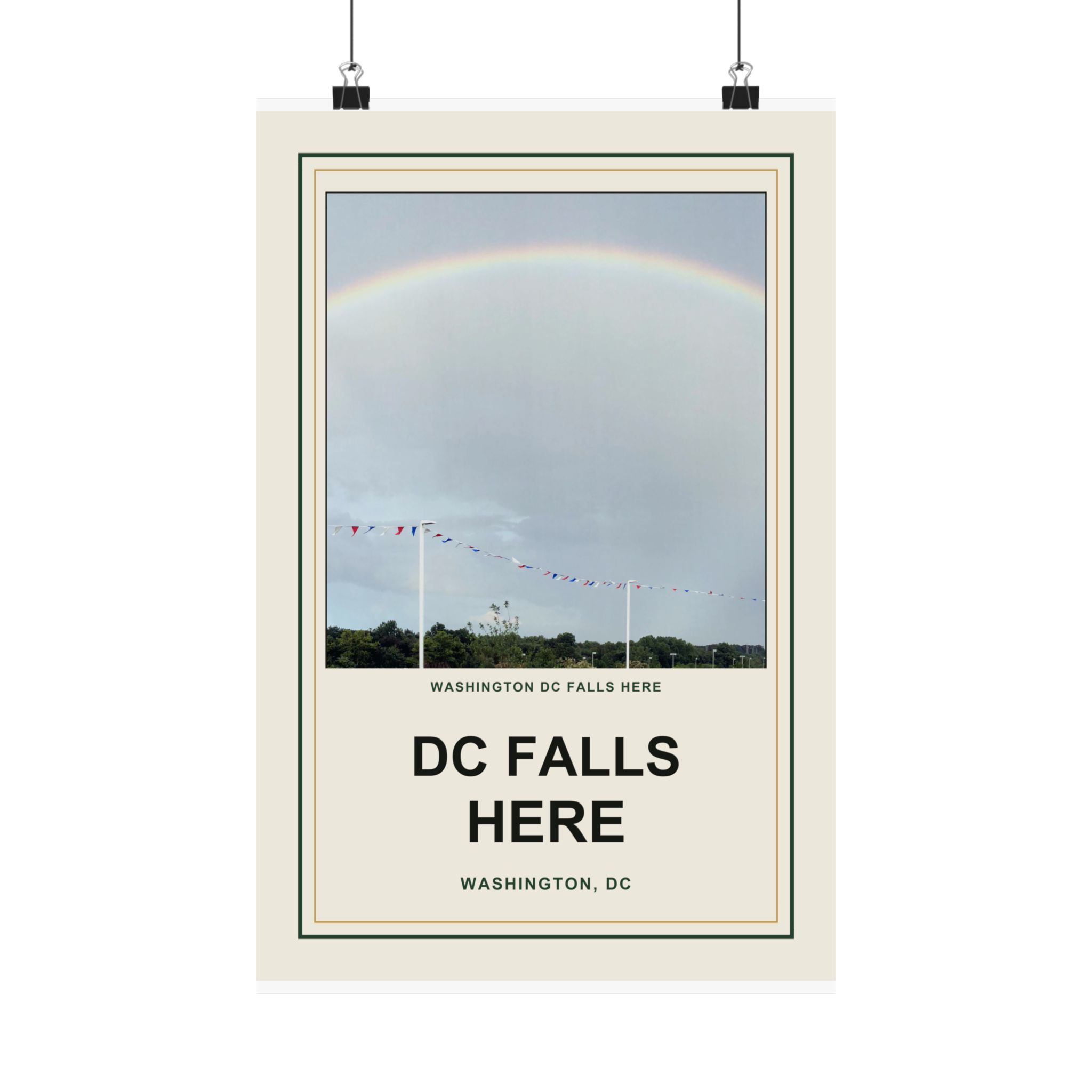 DC Falls Here Vintage Poster - Image 25