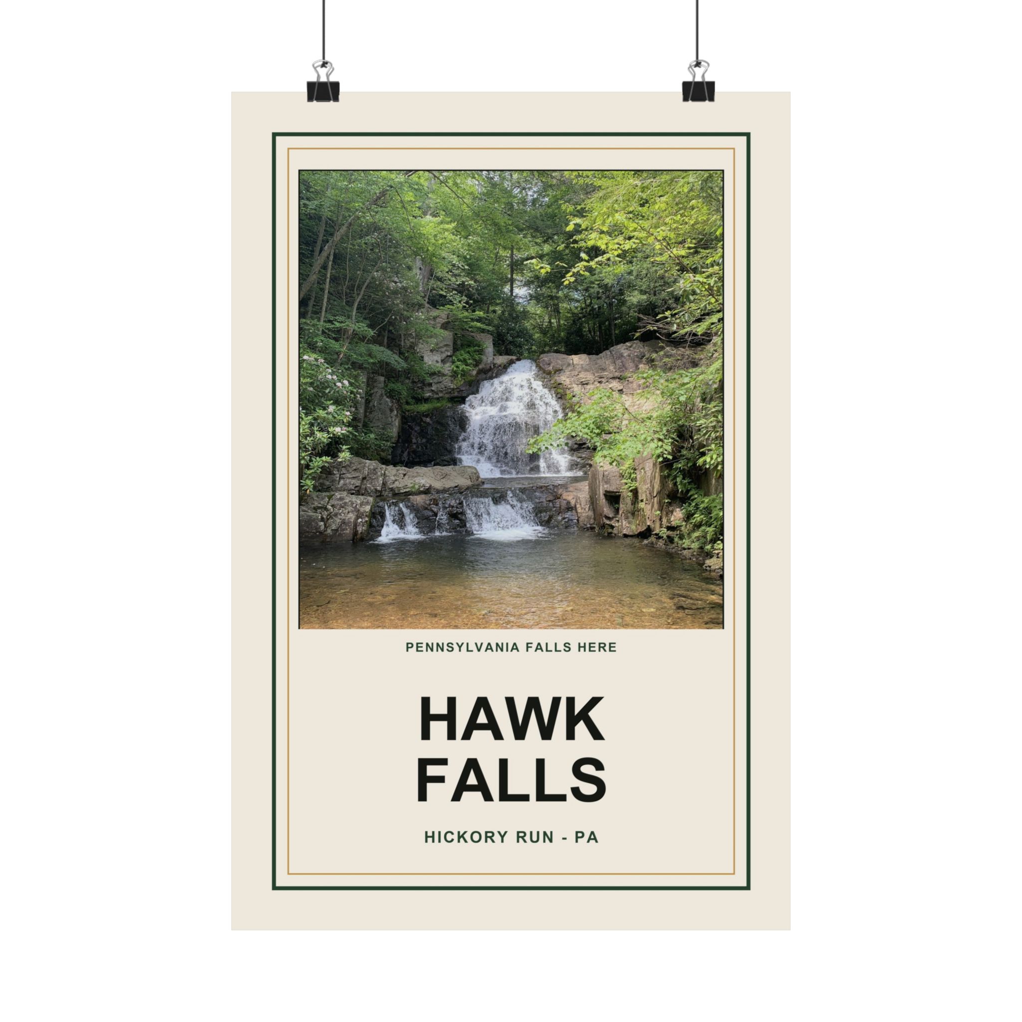 Hawk Falls Vintage Poster - Image 37