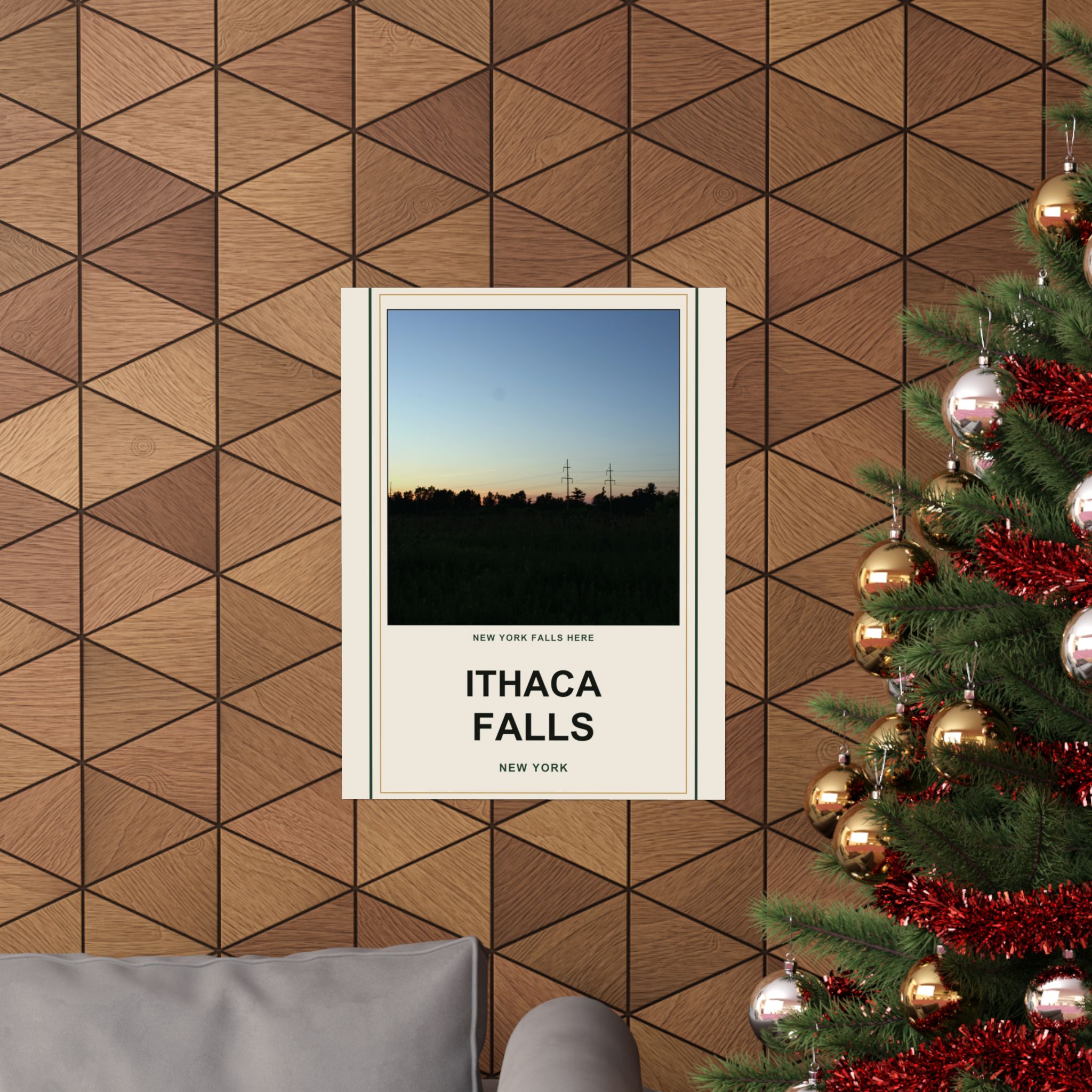 Ithaca Falls Vintage Poster - Image 64
